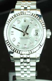   179174 SS WG New Style Datejust M Serial B And P MOP DIAMOND  