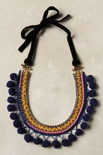 Luna Pompom Necklace   Anthropologie