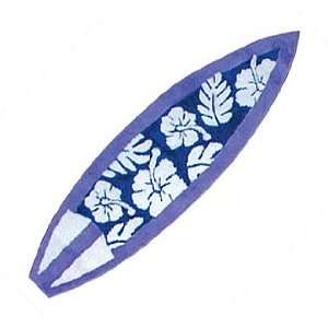  Shortboard Rugs   Purple, Blue Floral Print 50526