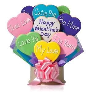   Personalized Valentine Cookie Bouquet 