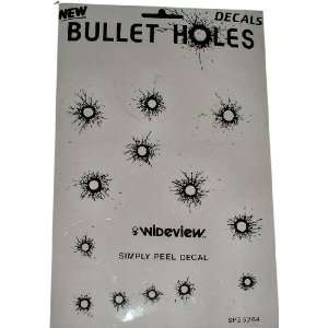    Wideview Scope Mount 5 Bullet Hole Decals
