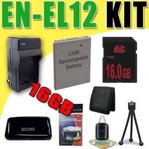 com EN EL12 Lithium Ion Replacement Battery/Charger for Nikon Coolpix 