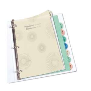  Avery Studio Collection Write On Plastic Dividers, Flowers 