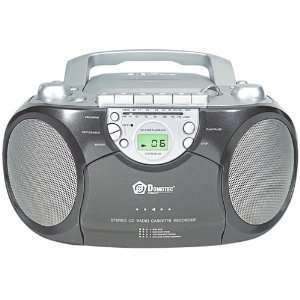  Curtis CD Boombox with Cassette Player and AM/FM Tuner 