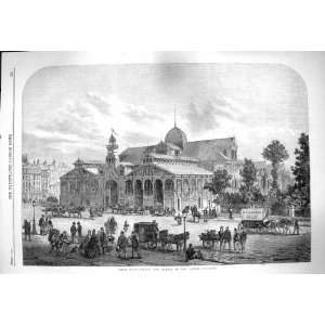   1865 Paris Improvements New Market Temple Architecture