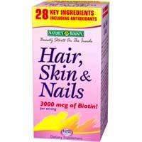 Natures Bounty Hair, Skin & Nails 60 Count New  