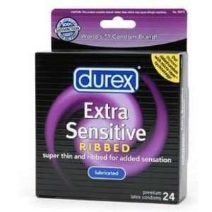 Bundle Durex Extra Sensative Ribbed 3 Pack and 2 pack of Pink Silicone 