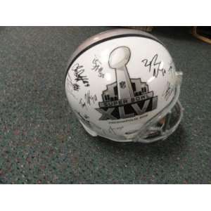  2012 New York Giants Team Signed Super Bowl 46 Helmet Xlvi 