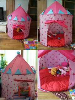 palace kids baby play tent castle child prince PRINCESS Pink cubby 