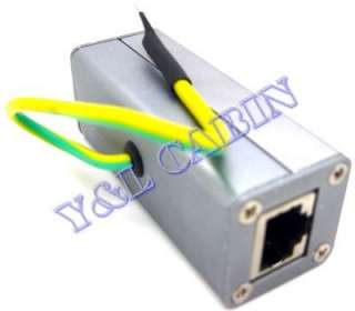 Protects Ethernet Device from the Damage of Lightning & Surge