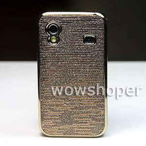   Plated Back skin case cover for Samsung Galaxy Ace S5830 brown  