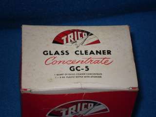 Vintage NOS Trico Glass Cleaner Solvent 1970 Era Gas Station 