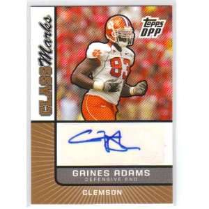 2007 Topps Draft Picks And Prospects Class Marks Autographs Silver GA 