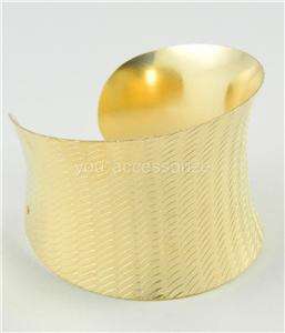   Cuff Bangle Wide Bracelet Gold/Silver Free Expedited Shipping  