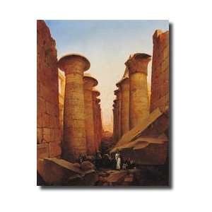  The Great Temple Of Amun At Karnak Giclee Print