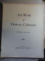 1902 Art of Denver Colorado Gravure Illustration Company Book Antique 