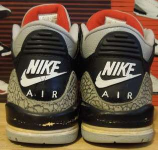   1994 Nike Air Jordan 3 III Sz 8 NIKE Logo Cement Penny XI V OG  