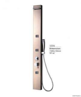 Stainless Steel Spa Massage jets Tower Shower Panel  