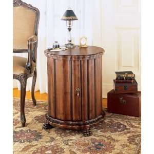 Butler Accent Drum Table   Plantation Cherry Finish