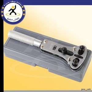 Professional Watch Case Opener Repair Wrench Kit + Box  