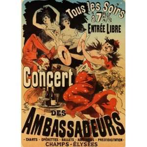 GIRLS PLATING MUSIC CONCERT DES AMBASSADEURS CHAMPS ELYSEES PARIS 