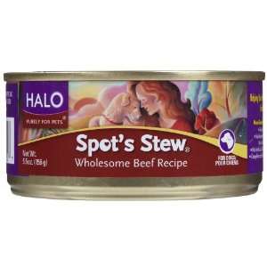    Halo Spots Stew Wholesome Beef Recipe 12 5.5 oz. Cans