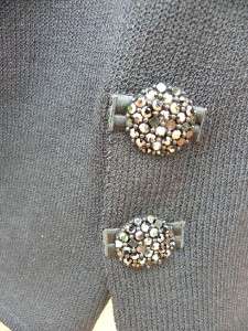   rhinestone buttons, in excellent condition and size 8, it measures 30
