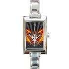   Charm Watch of Star Skull with Flaming Wings (Harley Davidson Gear