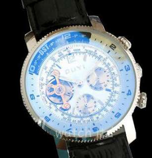   Gift Blue Binary LED Light Dot Matrix Mens Womens Lady Digital Watch