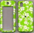 WHITE FLOWERS ON GREEN SAMSUNG R800 DELVE PHONE COVER