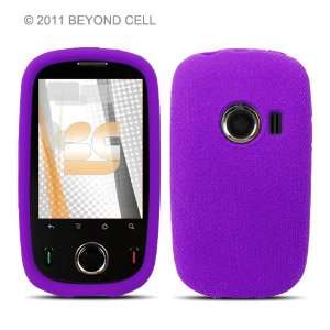 Huawei M835 M 835 Solid Purple Silicone Skin Gel Rubber 