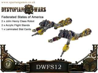 John Henry Robot FSA Dystopian Wars FS12 NEW  