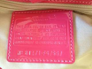 NWT COACH F47557 Kyra Nylon Patent Leather Top Handle Tote Purse 