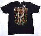 AS I LAY DYING COFFIN TWIN ANGELS BLK T SHIRT XL NEW