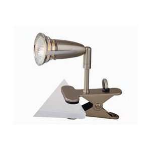   Steel / Chrome Metal Seeker Contemporary / Modern Clamp On Lamp from t