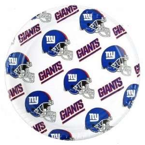  New York Giants 10 Inch Reusable Plastic Plate