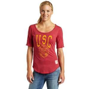  NCAA USC Trojans Short Sleeve Tee Womens Sports 