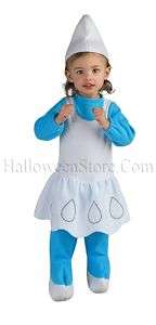 The Smurfs Smurfette Infant Toddler Child Cute Costume  