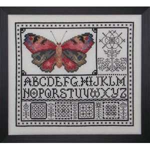  Rose Watercolor Butterfly   Cross Stitch Pattern Arts 