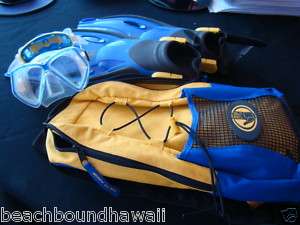 Body Glove Fins Mask Jr Amaze + Carrying Tote  
