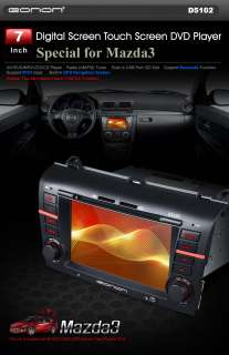 EONON D5102 7 CAR CD DVD PLAYER MAZDA3 GPS SD USB IPOD  