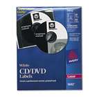 Avery AVE5697   Laser CD/DVD Labels, Matte White, 250/Pack