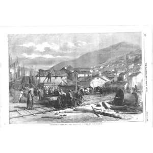  Commencement Railway Works Balaclava 1855
