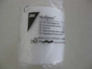 3M Medipore Soft Cloth Surgical Tape 3 x 10yd # 2963 ea roll  