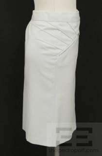 Stella McCartney 2 Piece Light Grey Seamed Jacket & Skirt Suit Size 44 