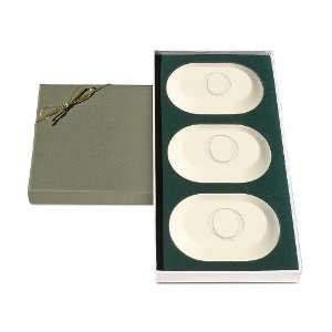  Luxury Set of 3 Aqua Mineral Soap Bars in Thyme Color Box   Q Times 