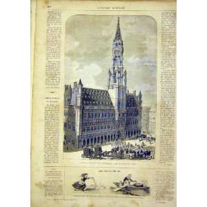 Hotel Brussels Elliot Building French Print 1866