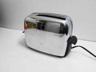   TOASTMASTER MODEL 1B14 CHROME DECO AUTOMATIC POPUP TOASTER  