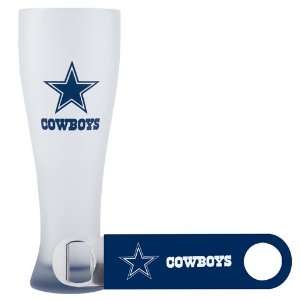    Dallas Cowboys Pilsner and Opener Gift Set