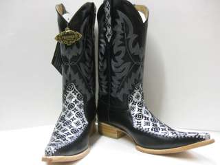   DANCE EXOTIC COWBOY BOOTS WESTERN SHOES BIKER EXOTIC MOTORCYCLE  